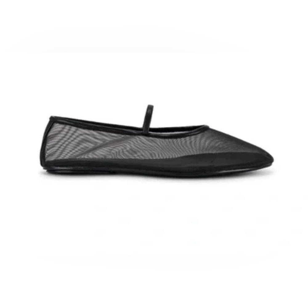 Jeffrey Campbell Swan Lake mesh flats